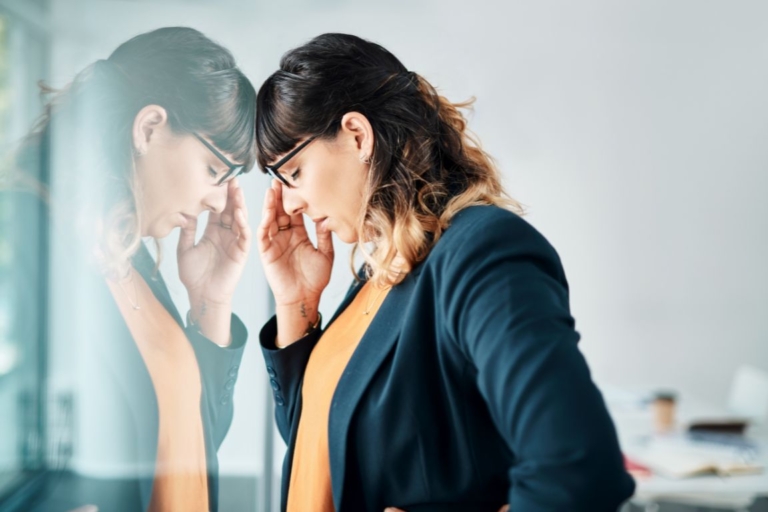 Patient suffering from long haul COVID