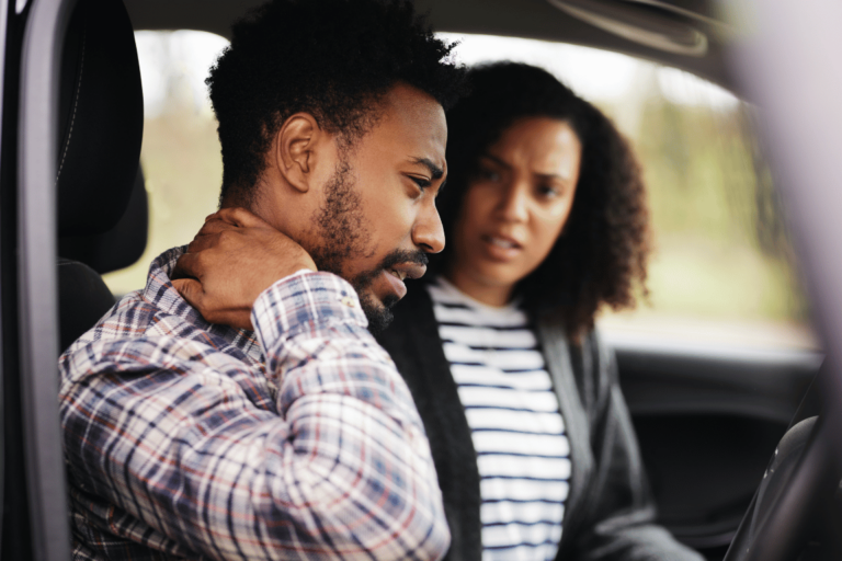 Suffering from whiplash from car accident