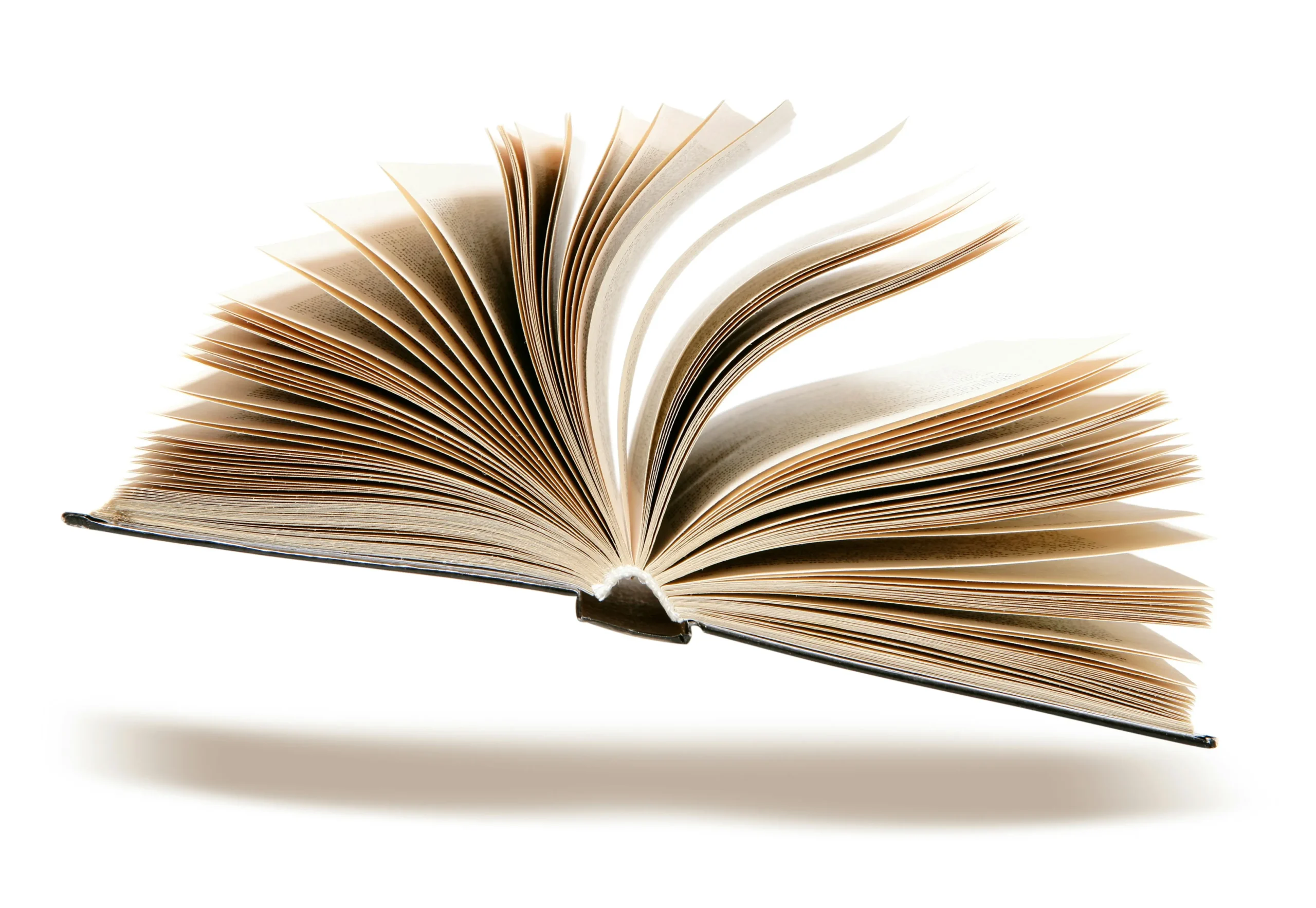 side profile of an opened book