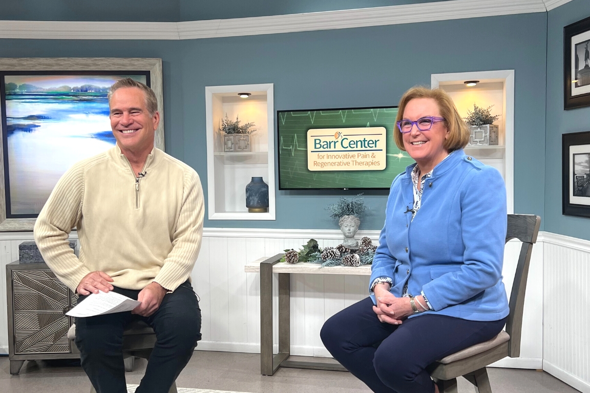 Chris Reckling with Dr. Lisa Barr on the Hampton Roads Show