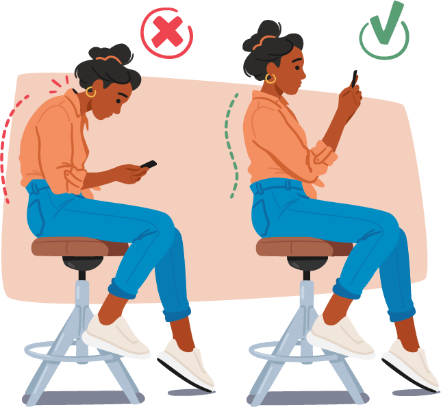 Prevent Tech Neck by Raising Screens Raise Screens to prevent tech neck