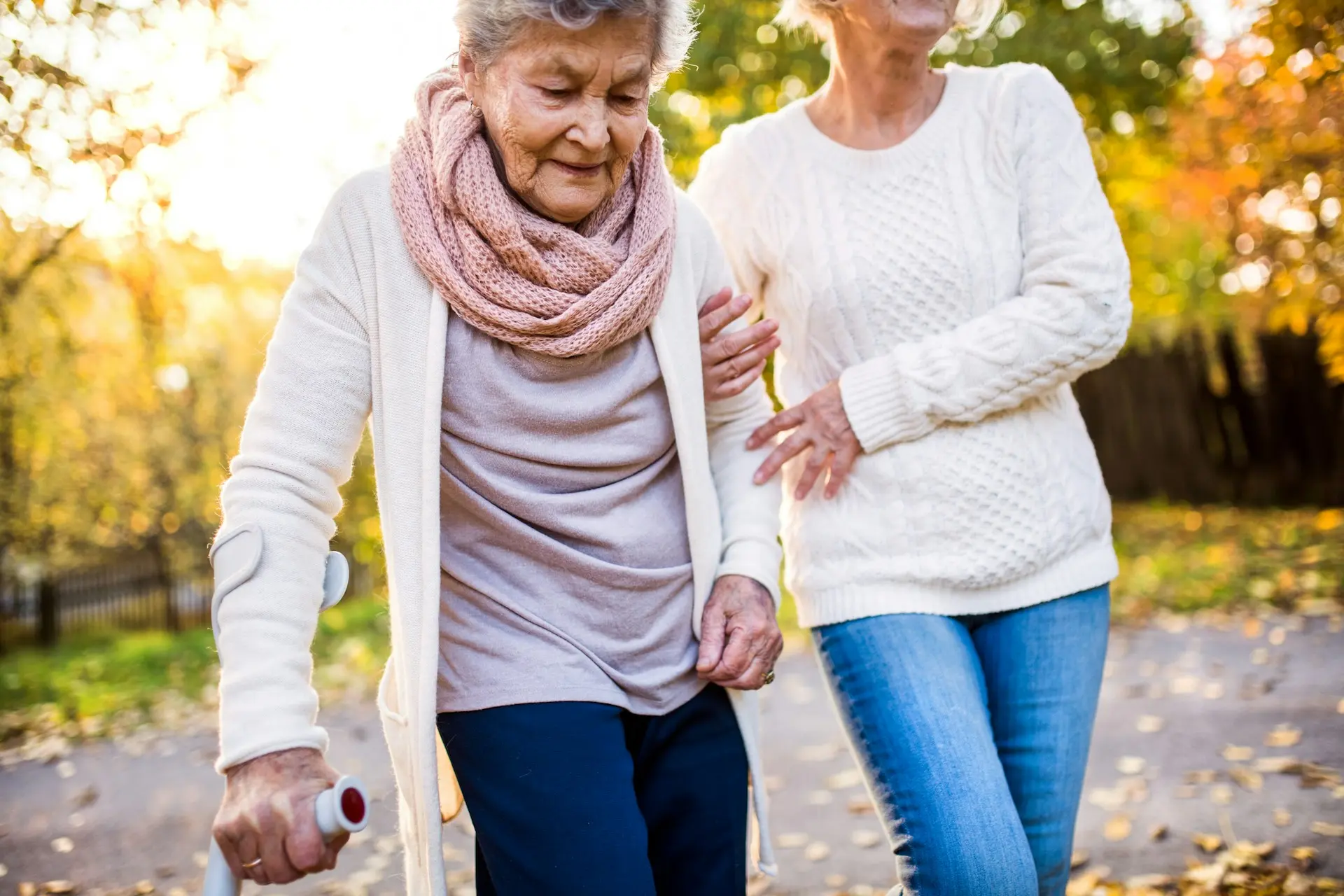 Older adult staying active with osteoarthritis and joint pain support in Virginia Beach.